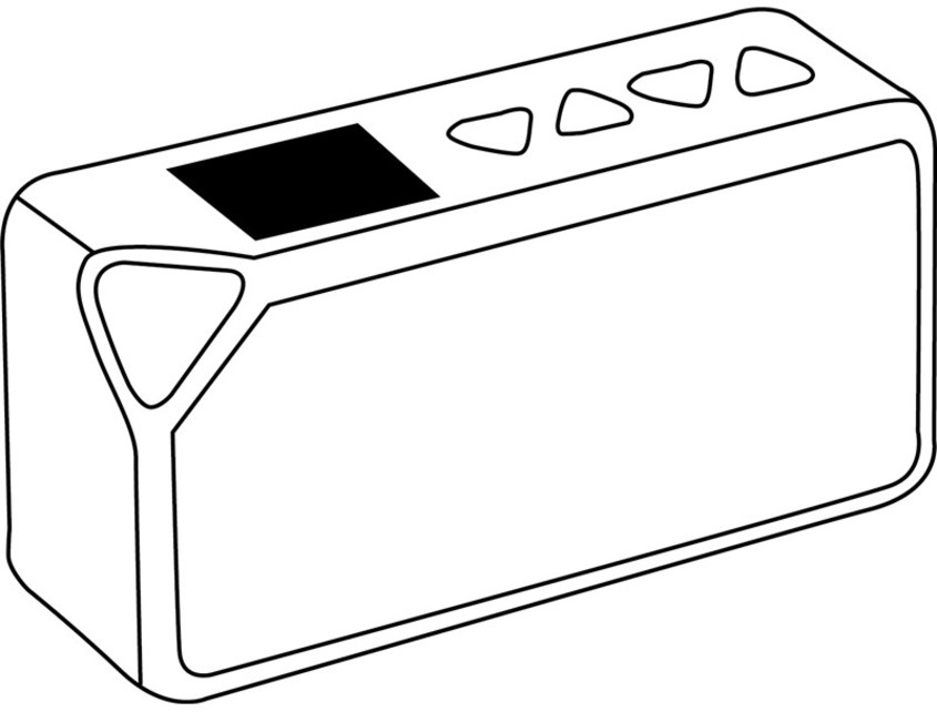 RECTANGULAR SPEAKER BLUETOOTH