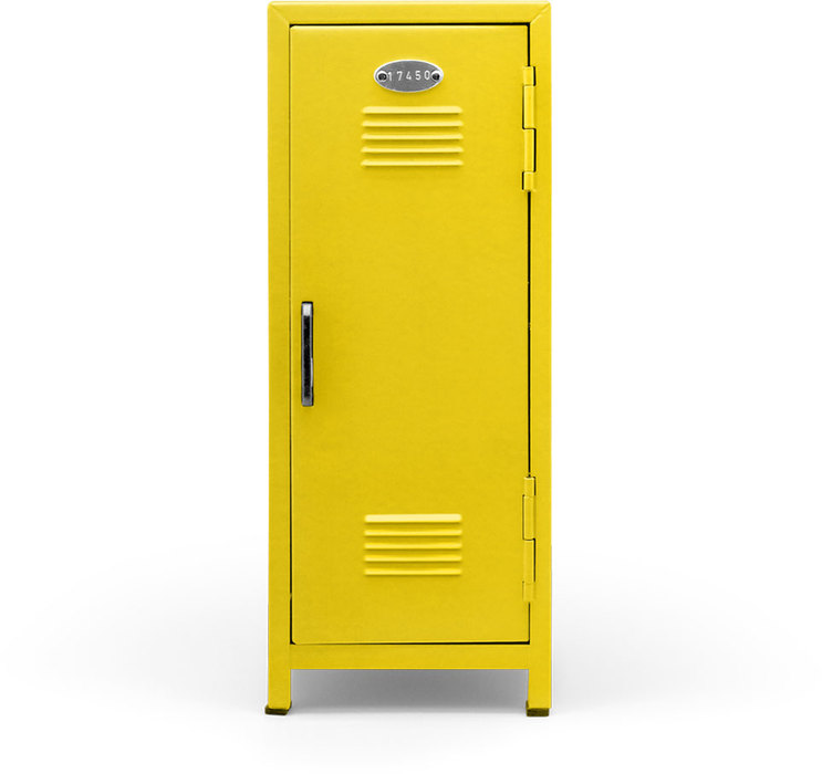 Minilocker amarillo 2
