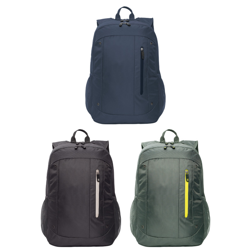 MOCHILA  "CATANIA"  Negro + Gris