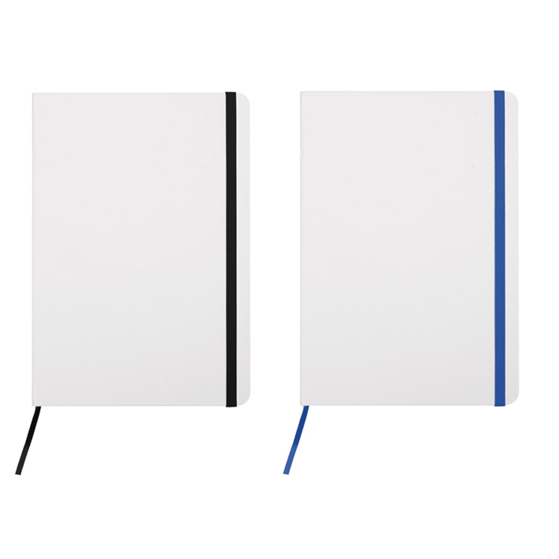 Libreta mediana “White” Negro