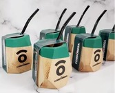 Mate geométrico pintado y con logo