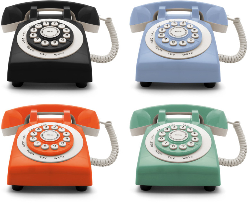 G45 retro phone 70 colores gato