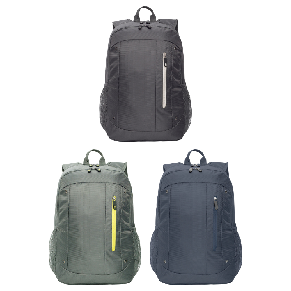 MOCHILA  "CATANIA"  Negro + Gris