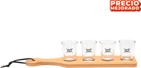 Set de vasos tequileros "TOC TOC"