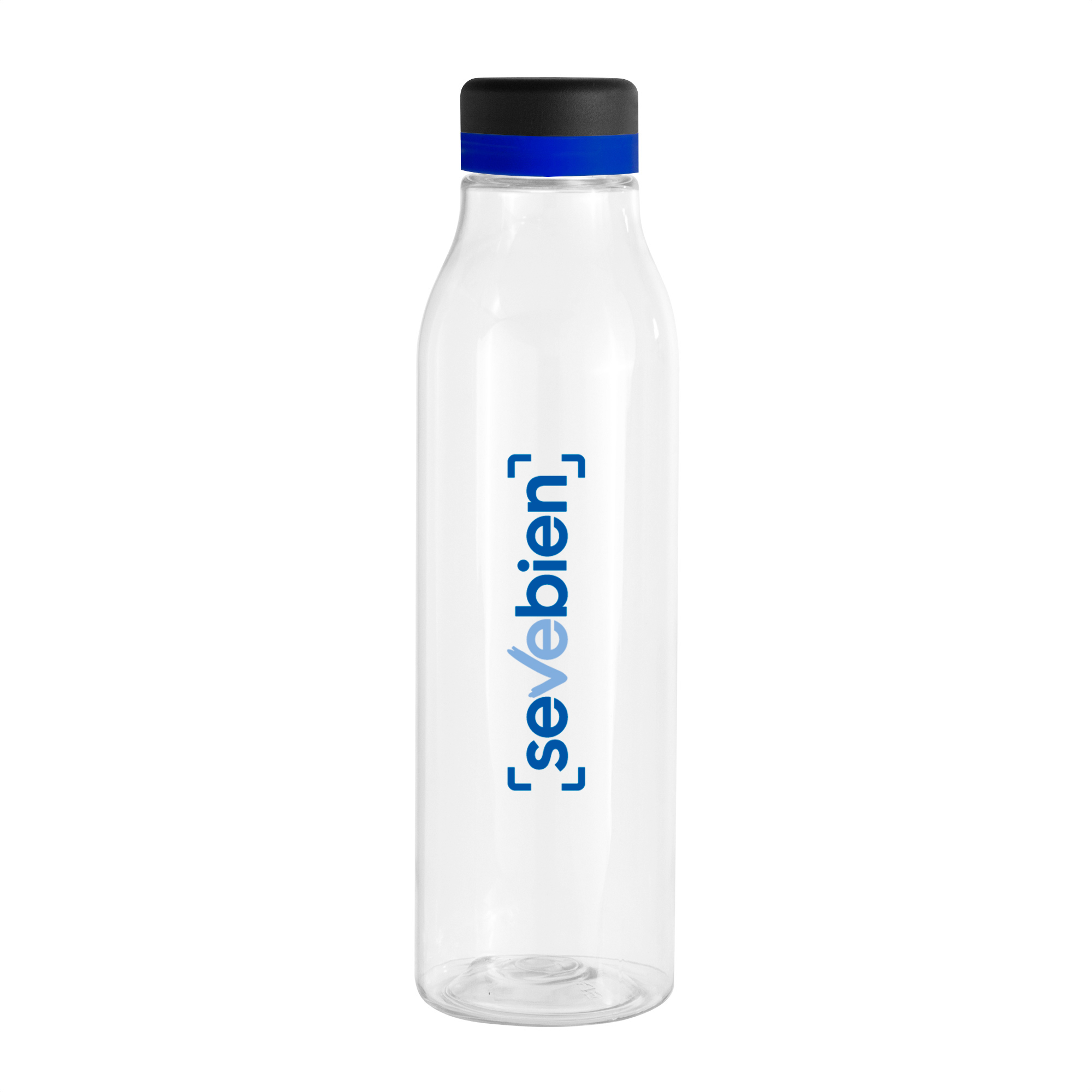 Botella "ANDINA BLACK"  Transparente + Negro + Royal Blue