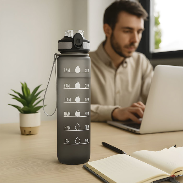 Botella Deportiva motivacional "GRAF"