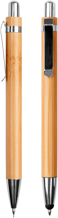 SET DE BOLIGRAFO Y LÁPIZ MECÁNICO DE BAMBÚ "NAGANO DUO"