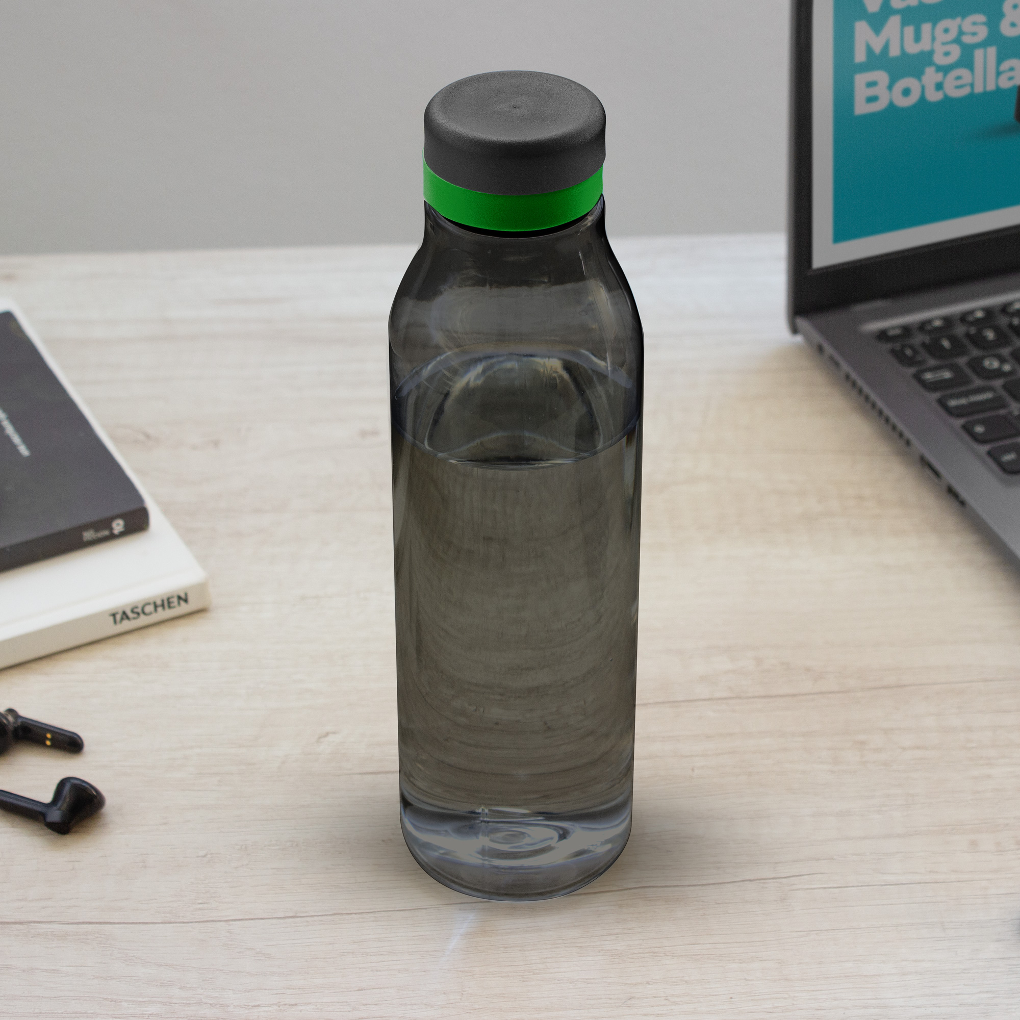 Botella "ANDINA FULL BLACK" Humo + Negro + Verde