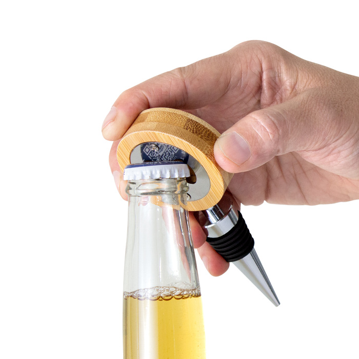 Tapón para botellas con destapador "TAP"