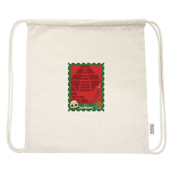 Bolsa mochila de algodón "CHILL"