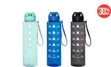 Botella deportiva motivacional "BORG"