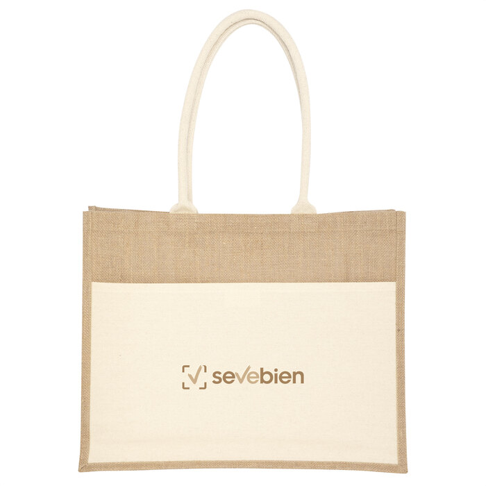 Bolsa de algodón y yute "YUCATÁN"