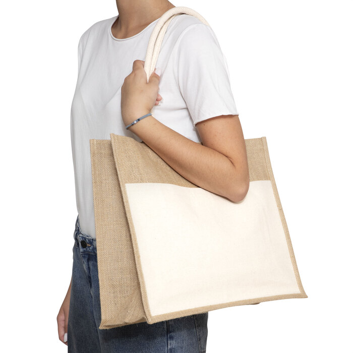 Bolsa de algodón y yute "YUCATÁN"