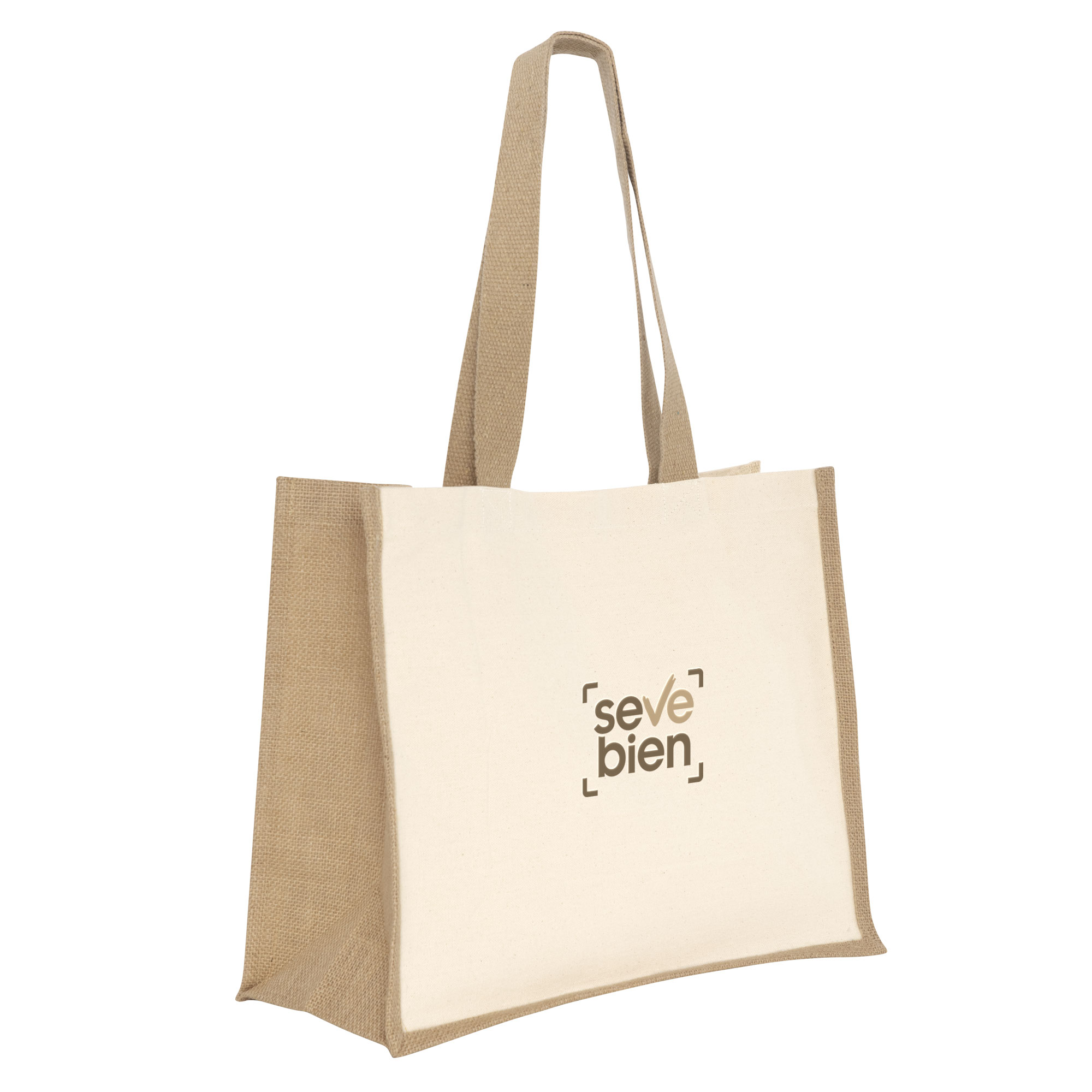 Bolsa De Algodón Y Yute "yari" - Merchandising corporativo personalizable
