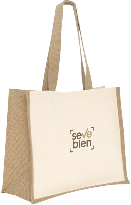 Bolsa de algodón y yute "YARI"