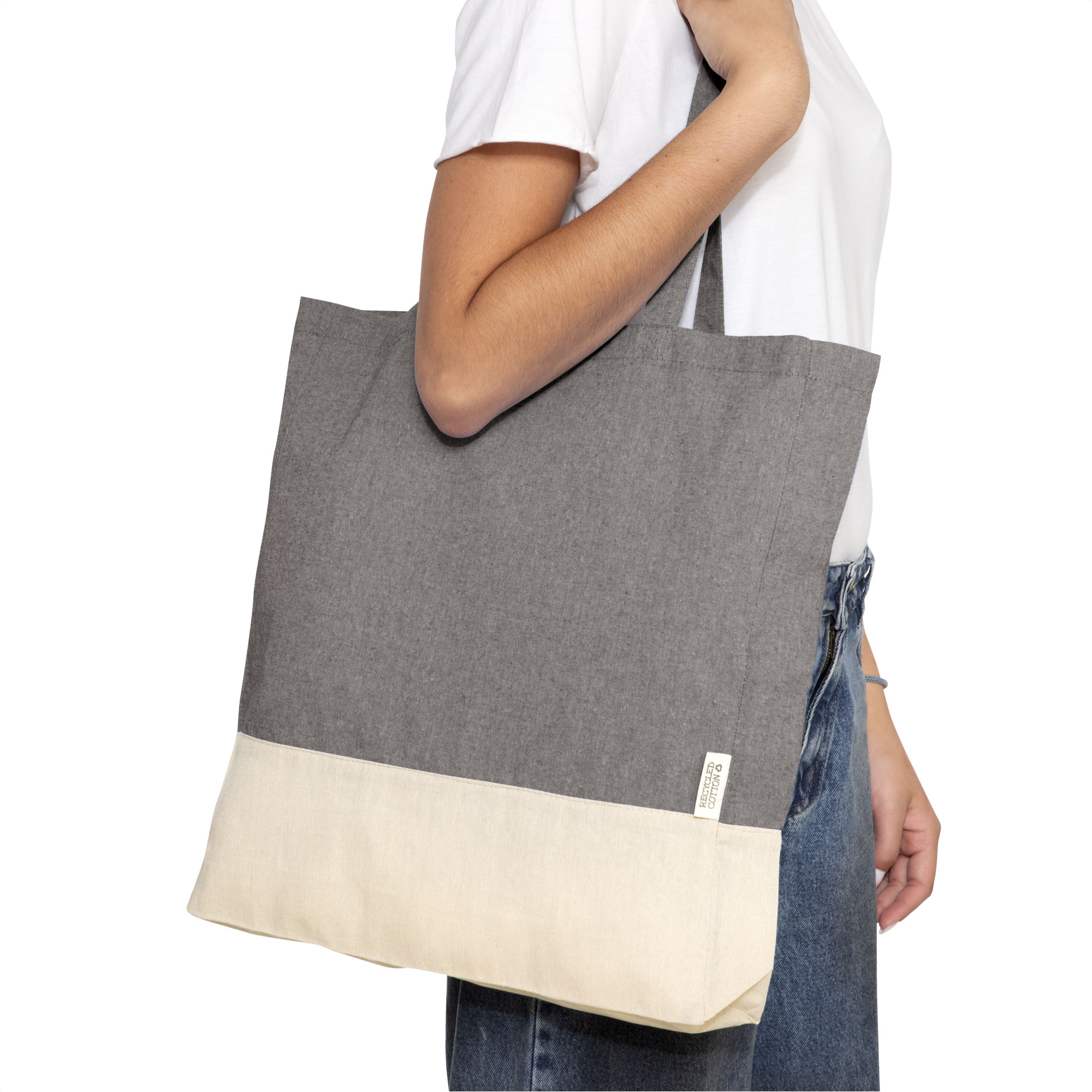 Bolsa de algodón "MOLA" Gris