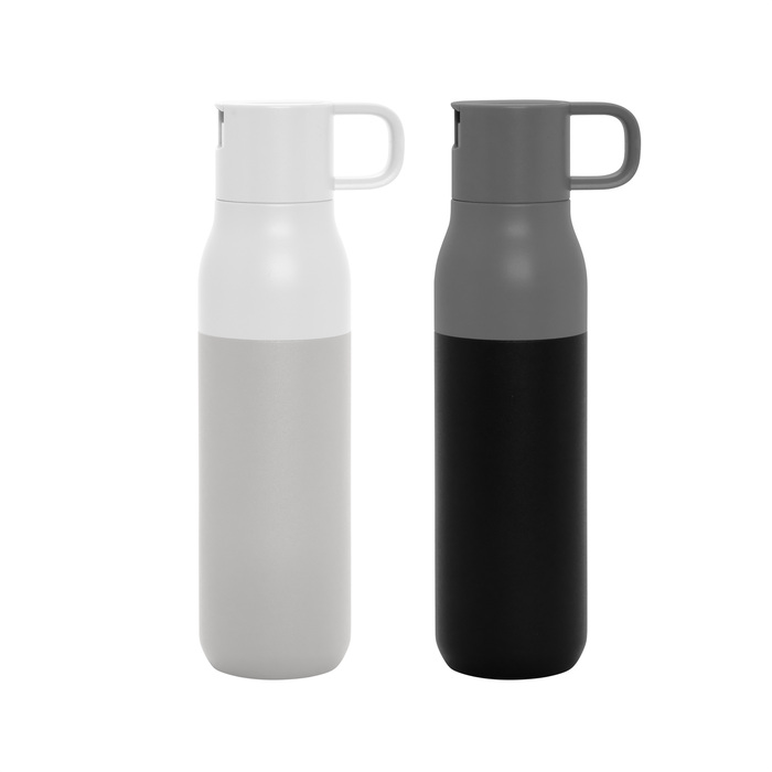 Botella térmica con dos tapas "ROLLING TOP"