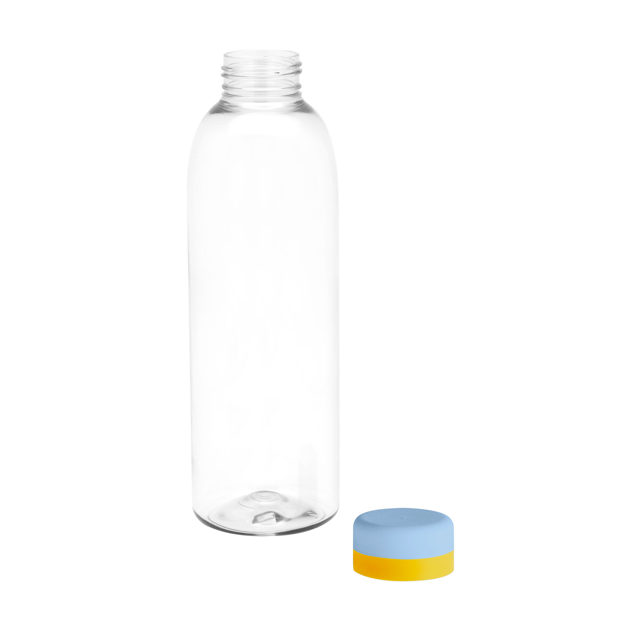 Botella "BALADINA SKY" Transparente + Celeste + Amarillo