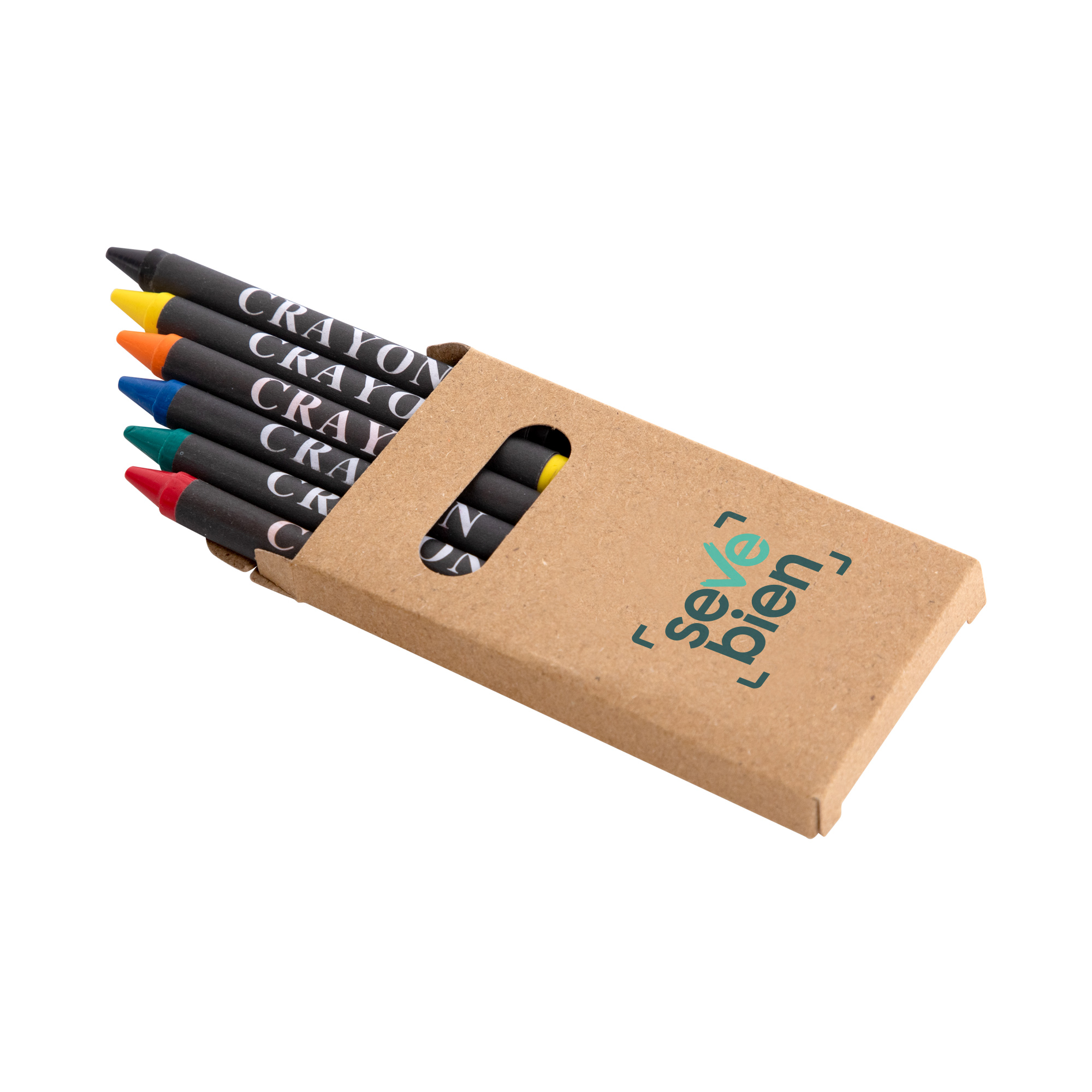 Set de crayones "YONI" - Artículos Promocionales MAS RECIO