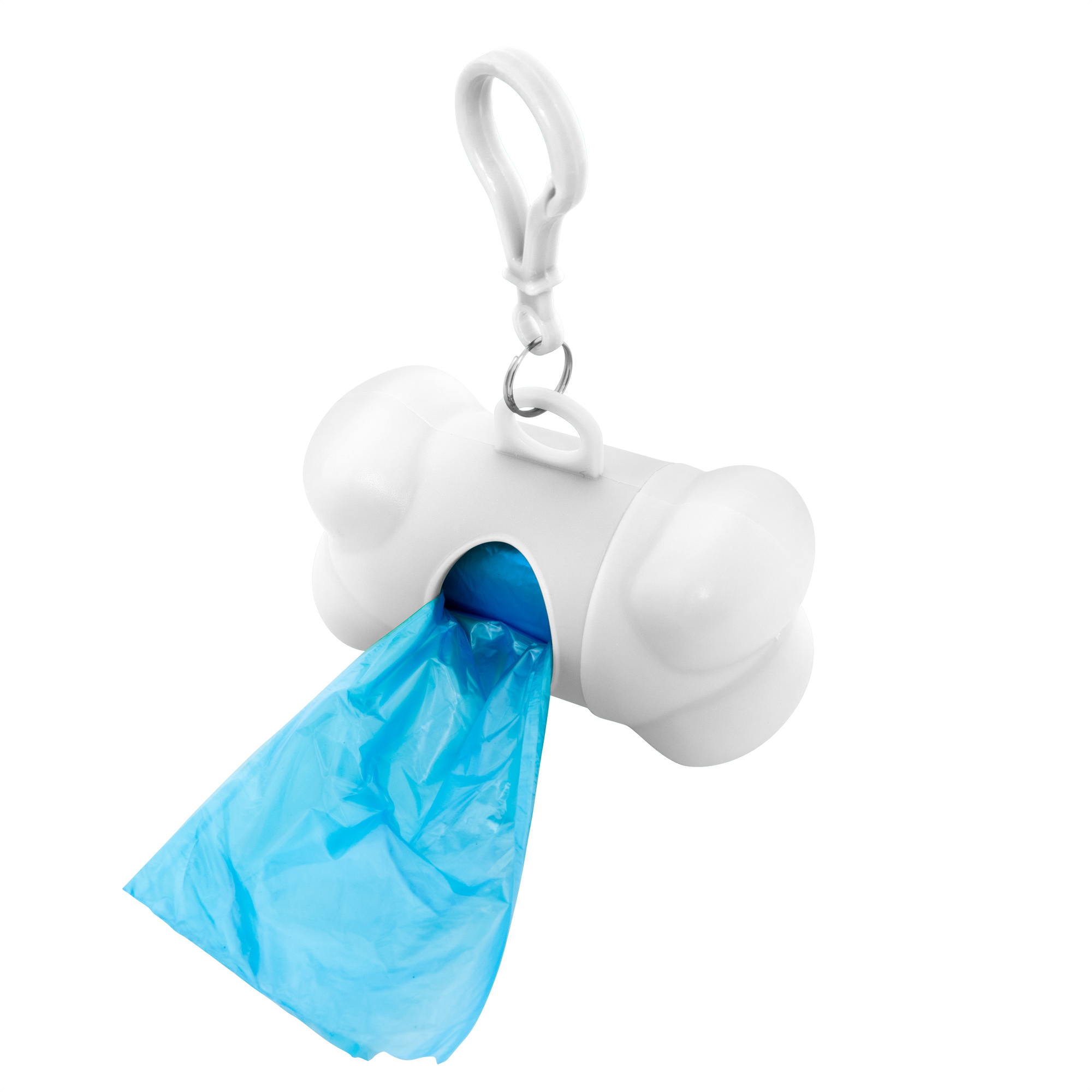 Dispensador de bolsas "POODLE" Blanco