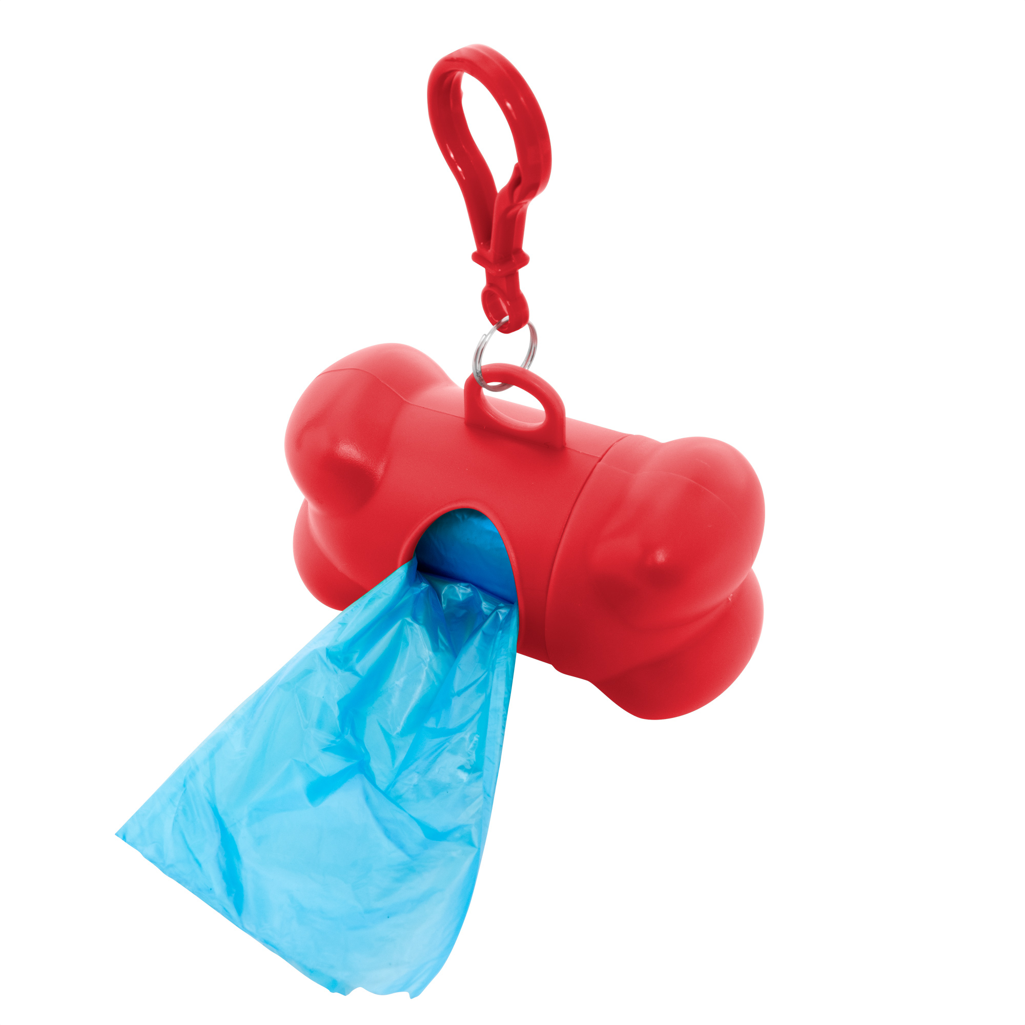 Dispensador de bolsas "POODLE" Rojo