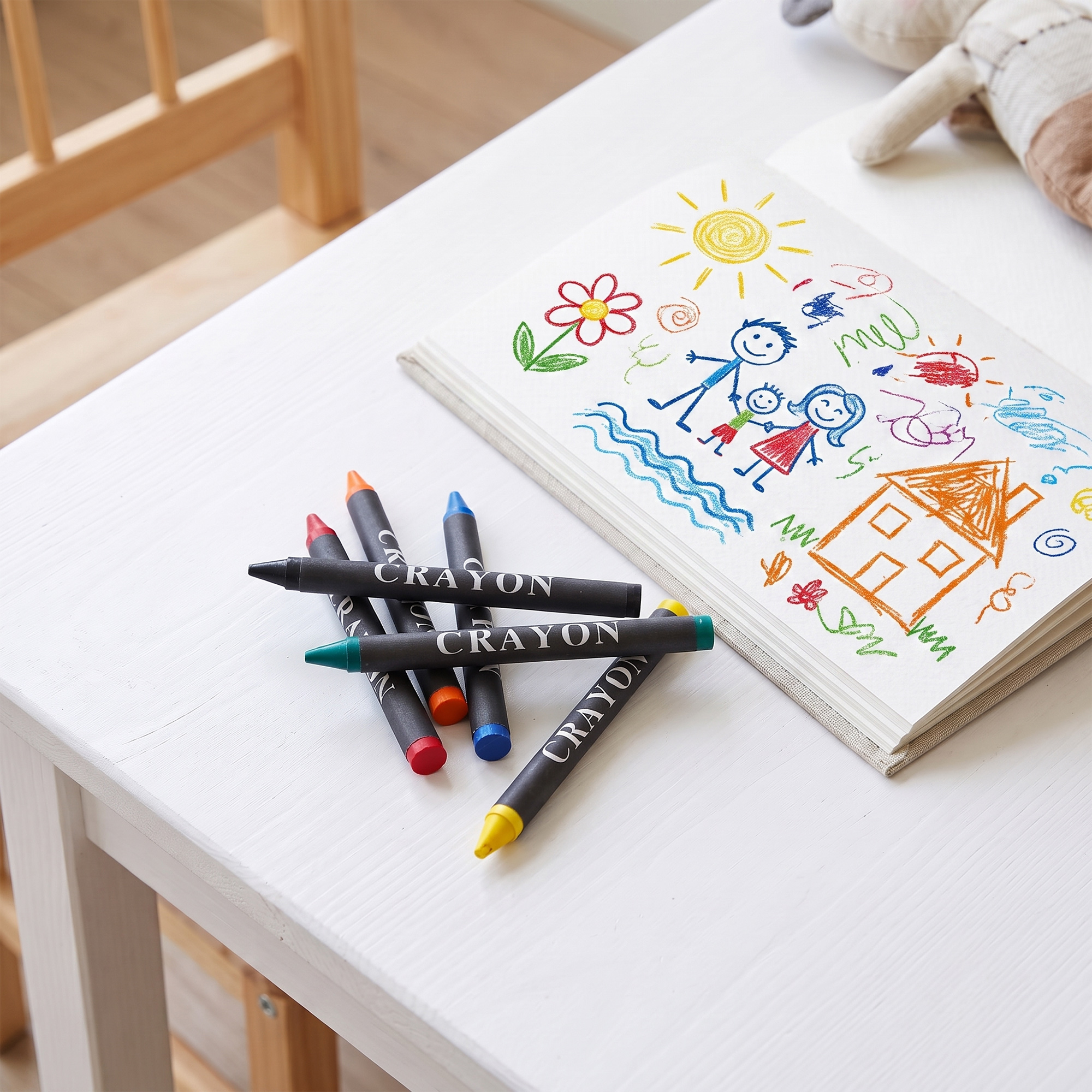 Set de crayones "YONI" Negro