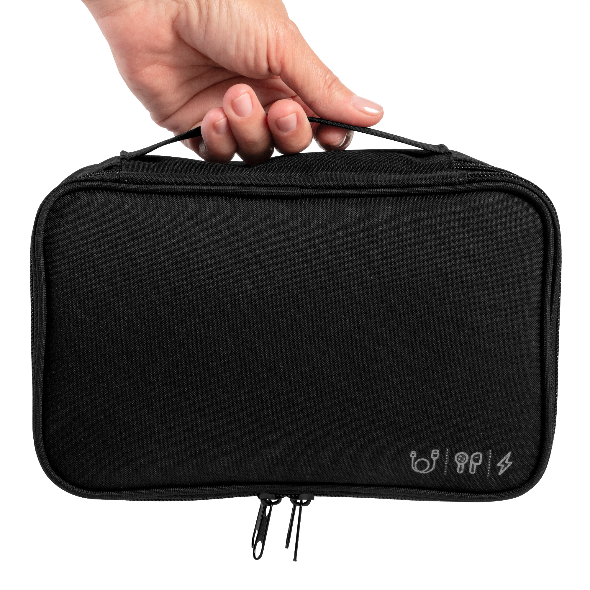 Organizador de cables "MEMPHIS" Negro
