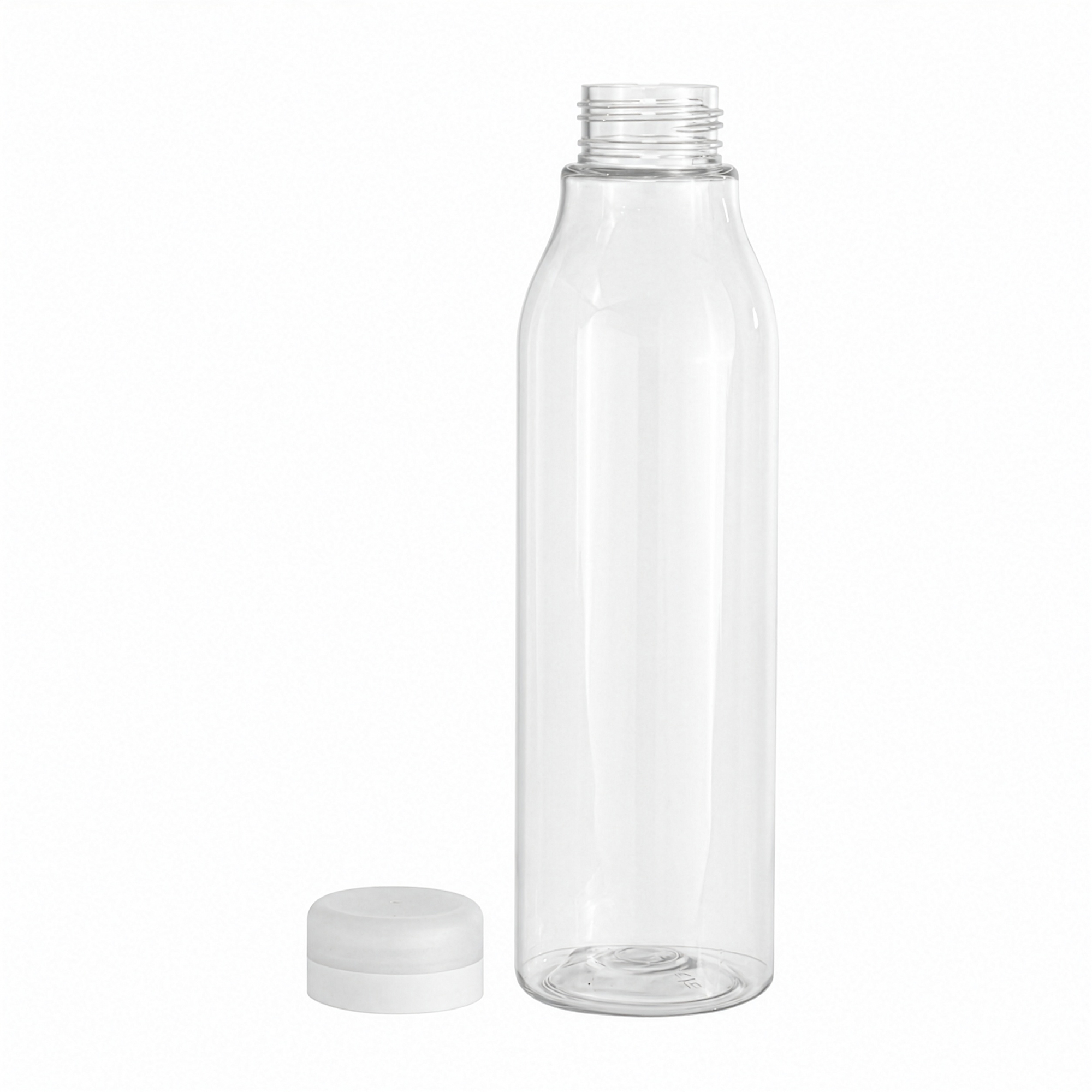 Botella "ANDINA FROST" Transparente + transparente mate + Blanco